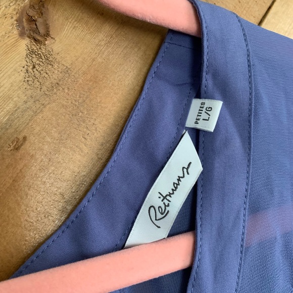 Periwinkle open side blouse - Picture 3 of 3